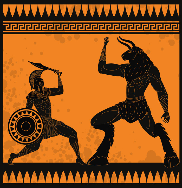 Theseus Minotaur Knossos Crete DP matintheworld NEW!
